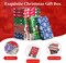 Christmas Gift Boxes with Lids, 12 Pack Patterned Shirt Clothes Boxes(12 Clothing Gift Boxes, 4 Designs: 3 Pieces Per Design & 1 Christmas Label Sticker) for Christmas Wrapping